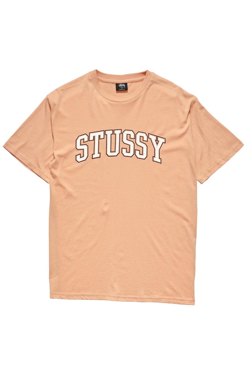 Orange Women\'s Stussy Collegiate BF T Shirts | CA0000132