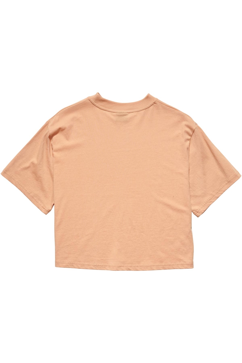 Orange Women's Stussy Graffiti Boxy T Shirts | CA0000174