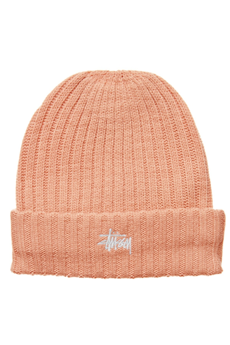 Orange Women\'s Stussy Graffiti Rib Knit Beanie Hats | CA0000454