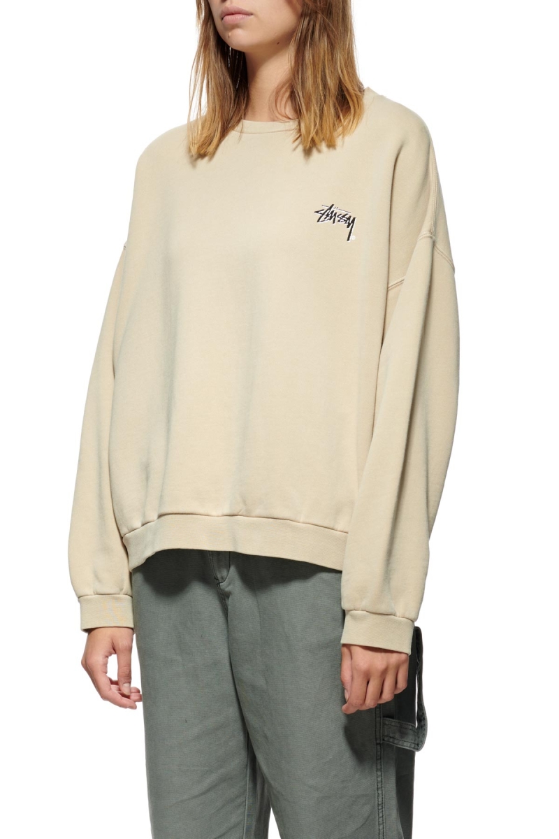 Orange Women's Stussy Parkway OS Crew Sportswear | CA0000779