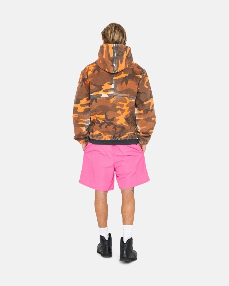 Pink Men's Stussy Stock Shorts | CA0000689