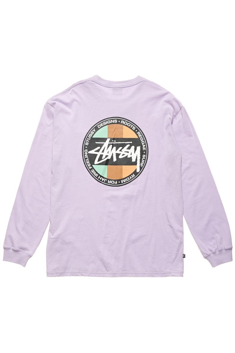 Pink Men's Stussy Surf Dot Pocket Tee Sweatshirts | CA0000959