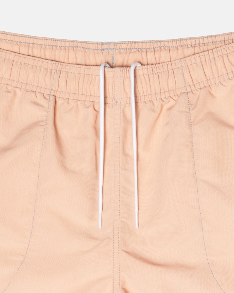 Pink Men's Stussy Surfman Patch Shorts | CA0000701