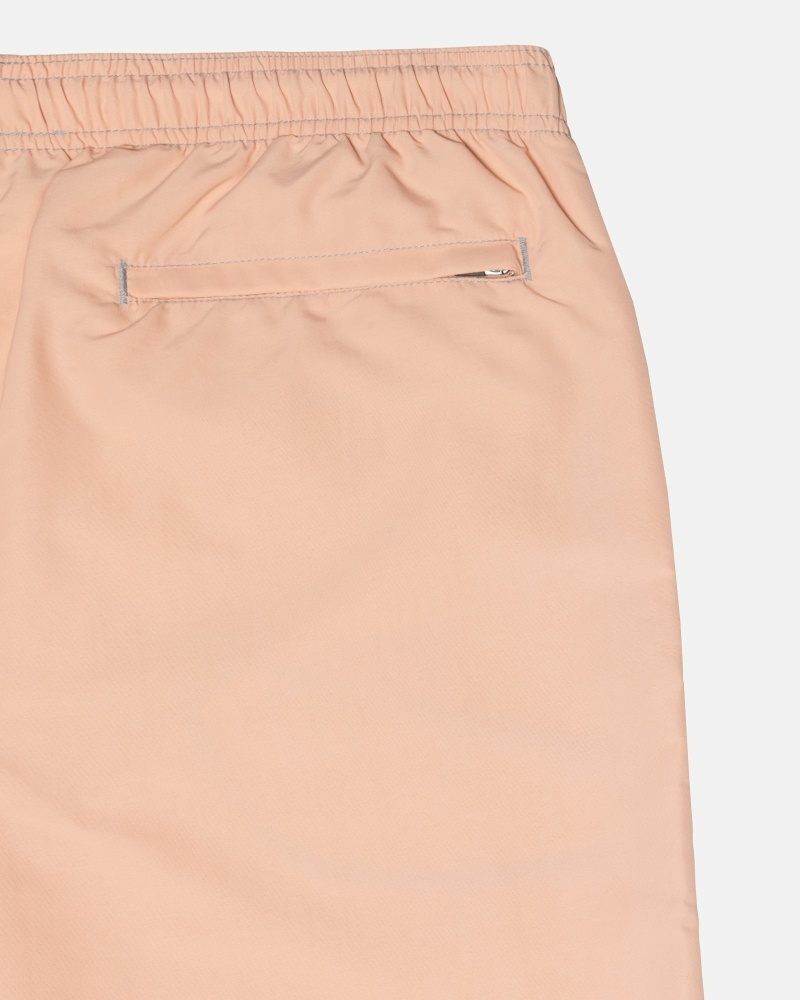 Pink Men's Stussy Surfman Patch Shorts | CA0000701