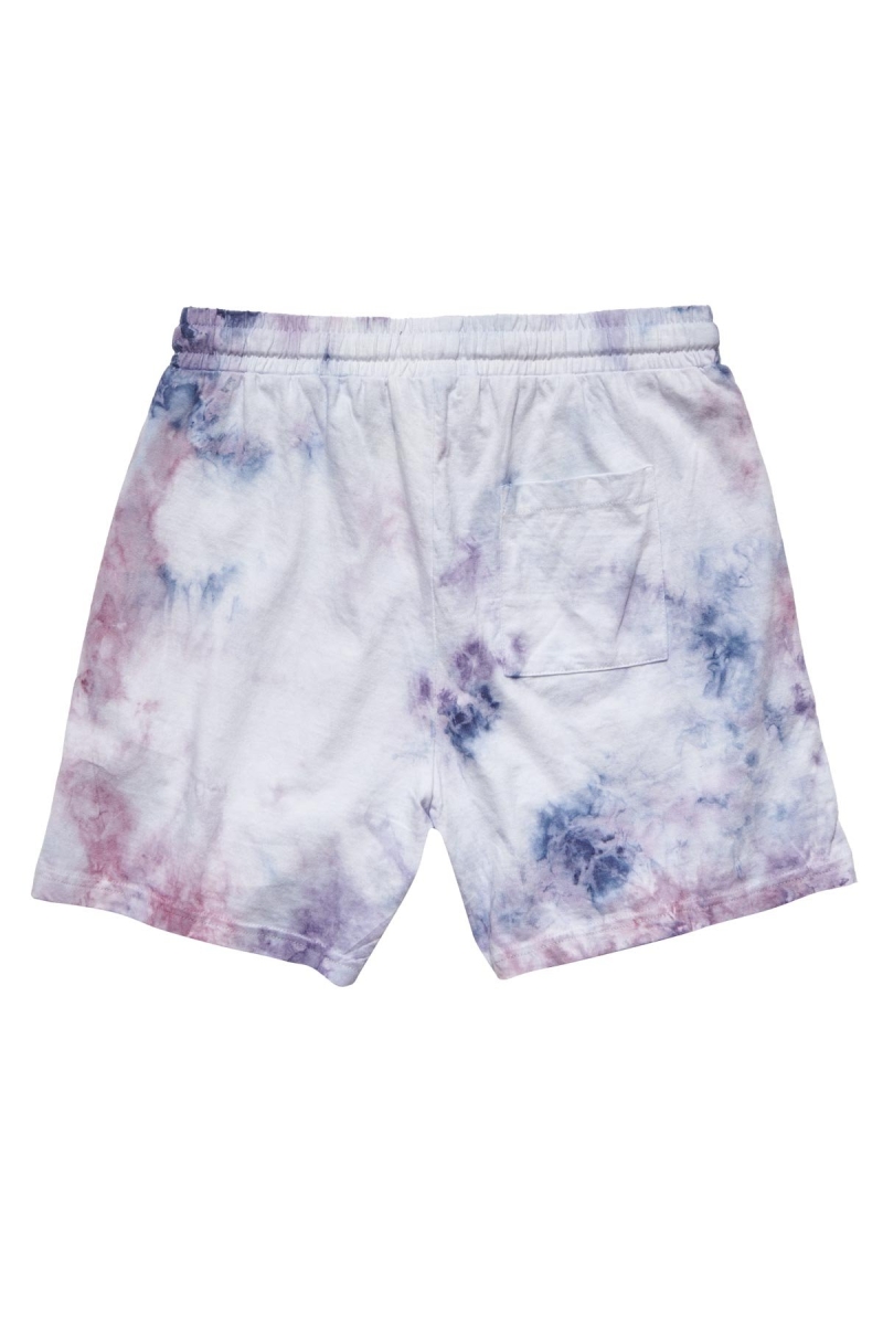 Pink Women's Stussy Designs Rugby Marble Short Shorts | CA0000641