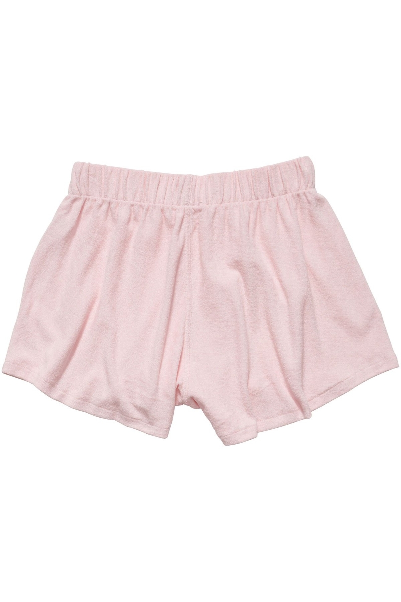 Pink Women's Stussy Havana Terry Beach Short Shorts | CA0000647