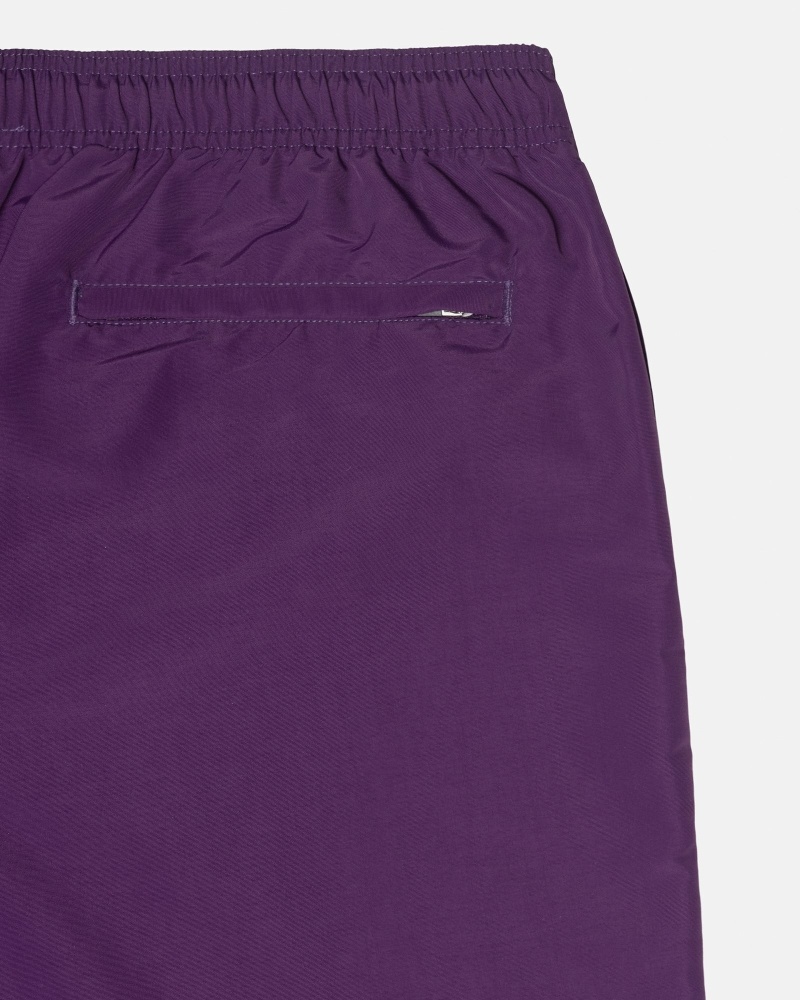 Purple Men's Stussy Big Basic Shorts | CA0000618