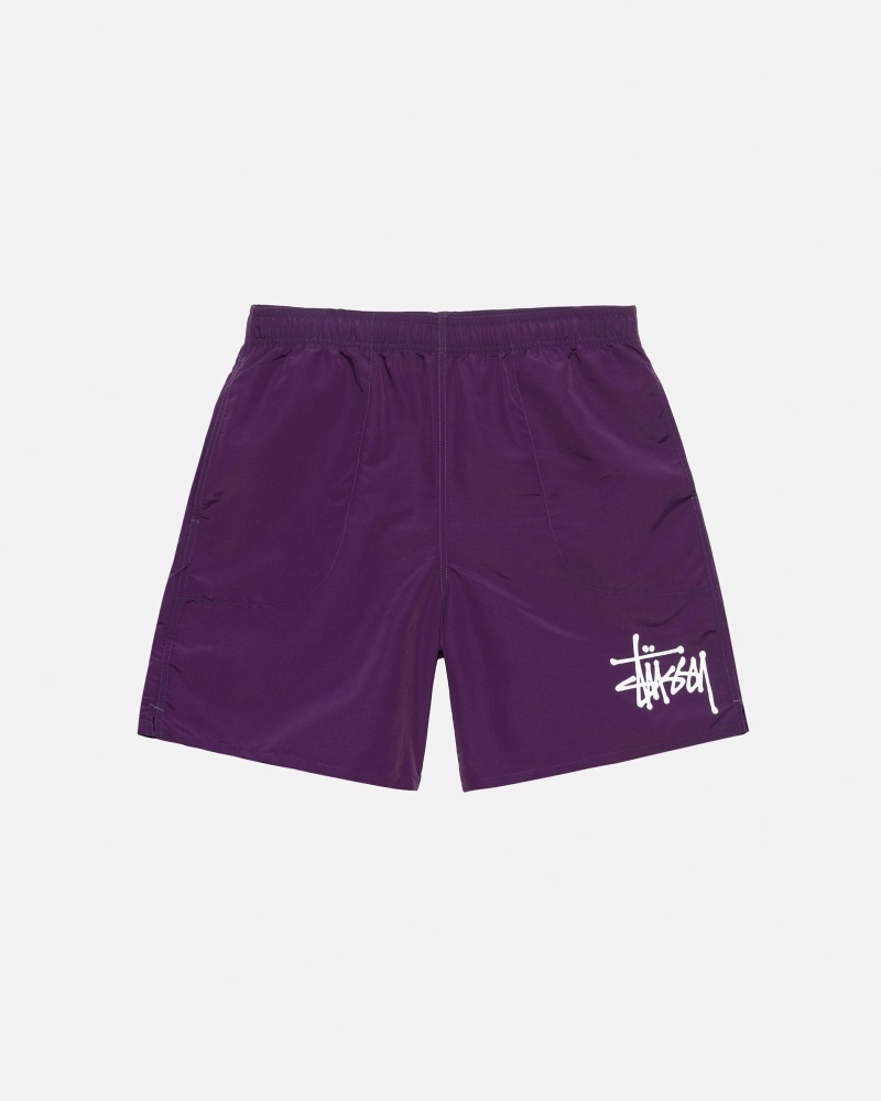 Purple Men\'s Stussy Big Basic Shorts | CA0000618