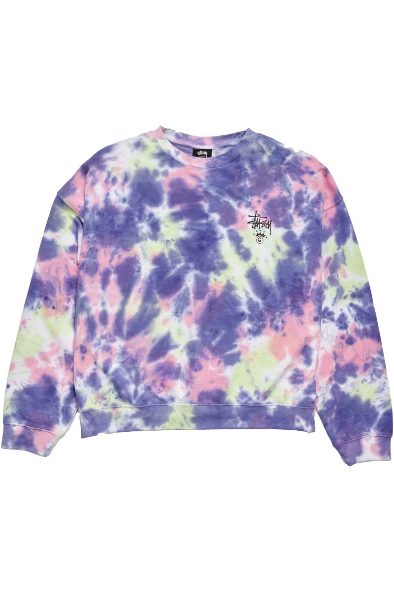 Purple Women\'s Stussy Copyright TD BF Crew Sweaters | CA0000833