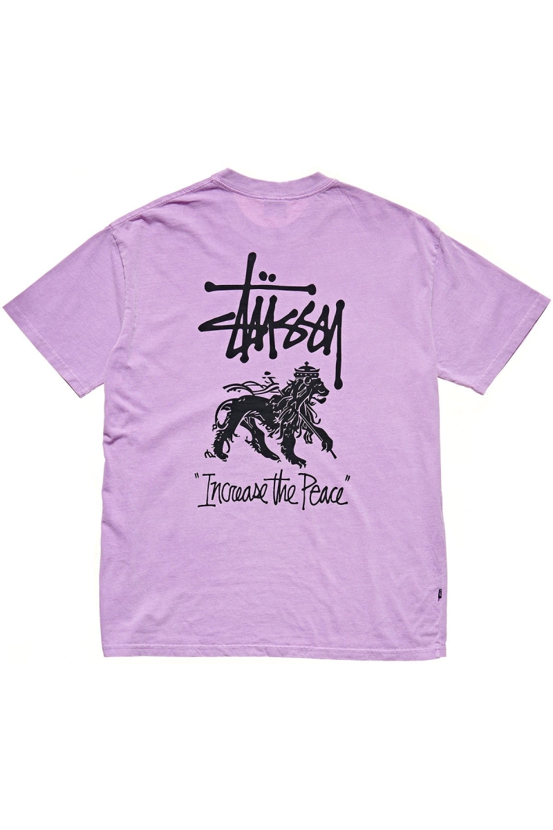 Red Men's Stussy Increase The Peace SS T Shirts | CA0000223