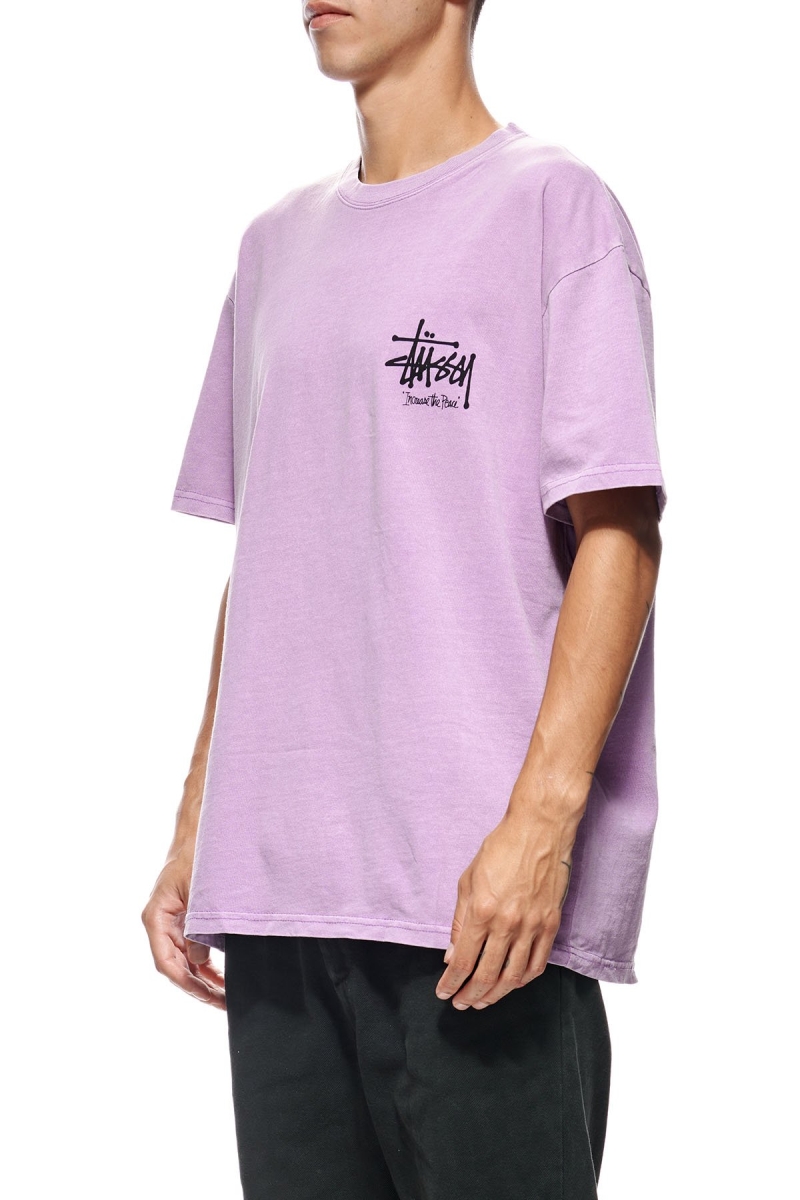 Red Men's Stussy Increase The Peace SS T Shirts | CA0000223