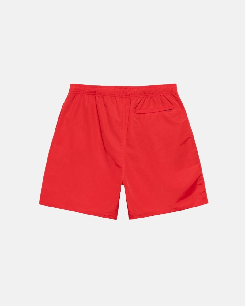 Red Men's Stussy Ss-Link Shorts | CA0000684