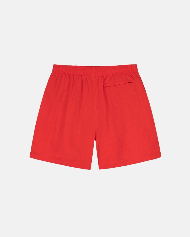 Red Men's Stussy Stock Shorts | CA0000696