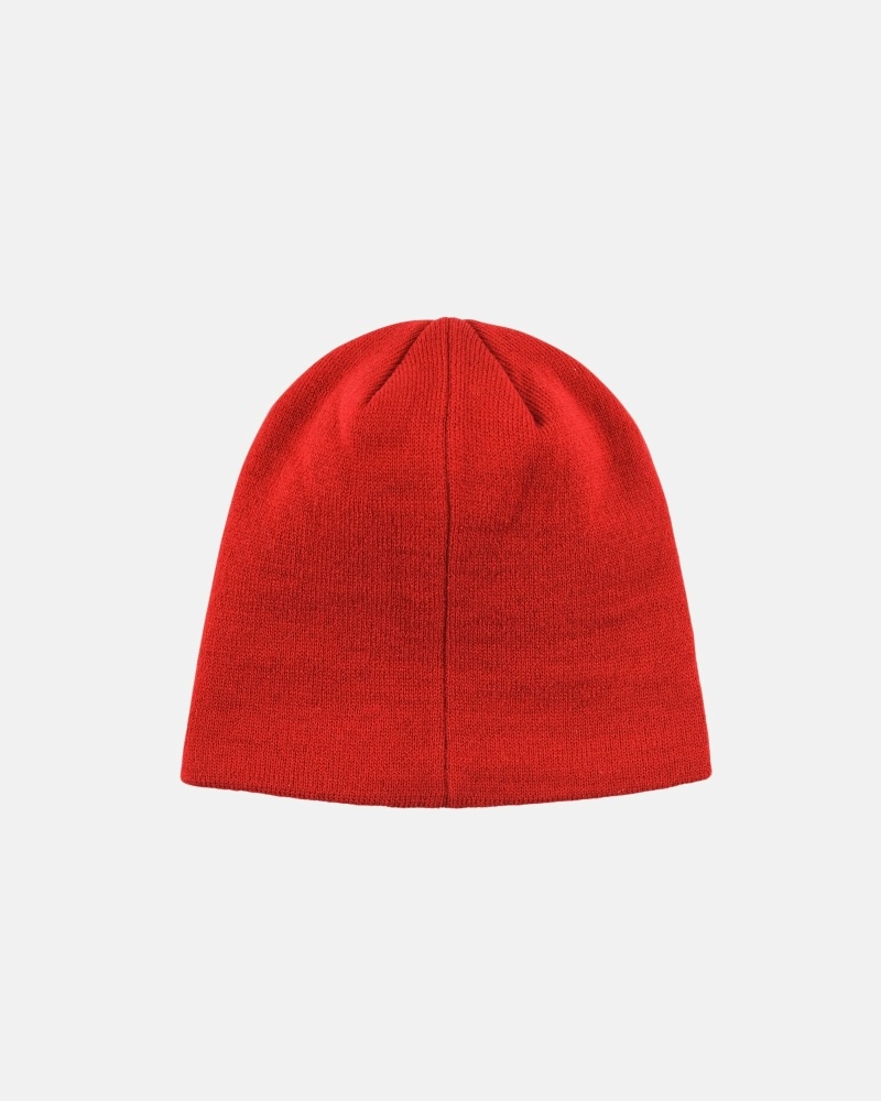 Red Men's Stussy Stussy Sport Jacquard Skullcap Hats | CA0000499