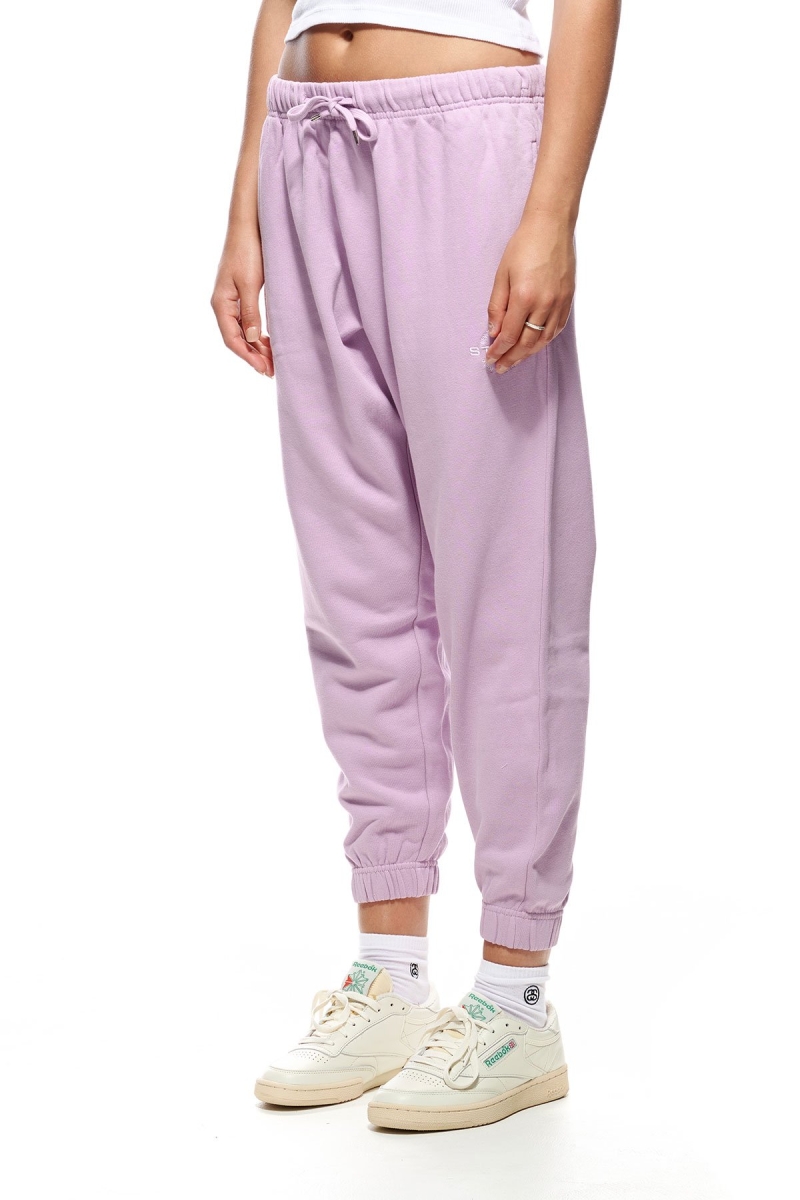 Red Women's Stussy City Circle Track Pants | CA0000976