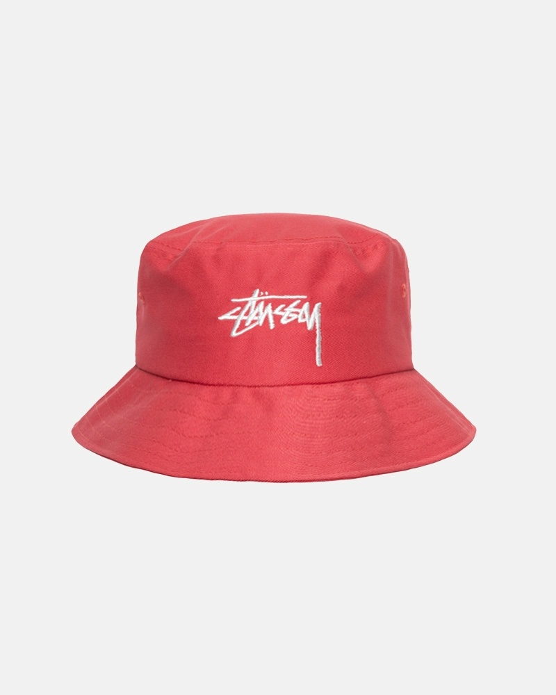 Rose Men\'s Stussy Big Stock Bucket Hats | CA0000406