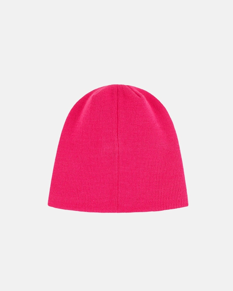 Rose Pink Men's Stussy Basic Skullcap Beanie | CA0000388