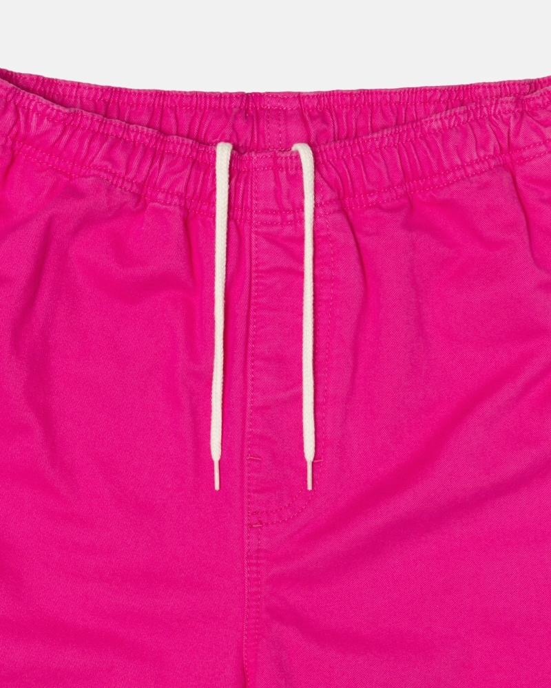 Rose Pink Men's Stussy Brushed Beach Pants | CA0000539