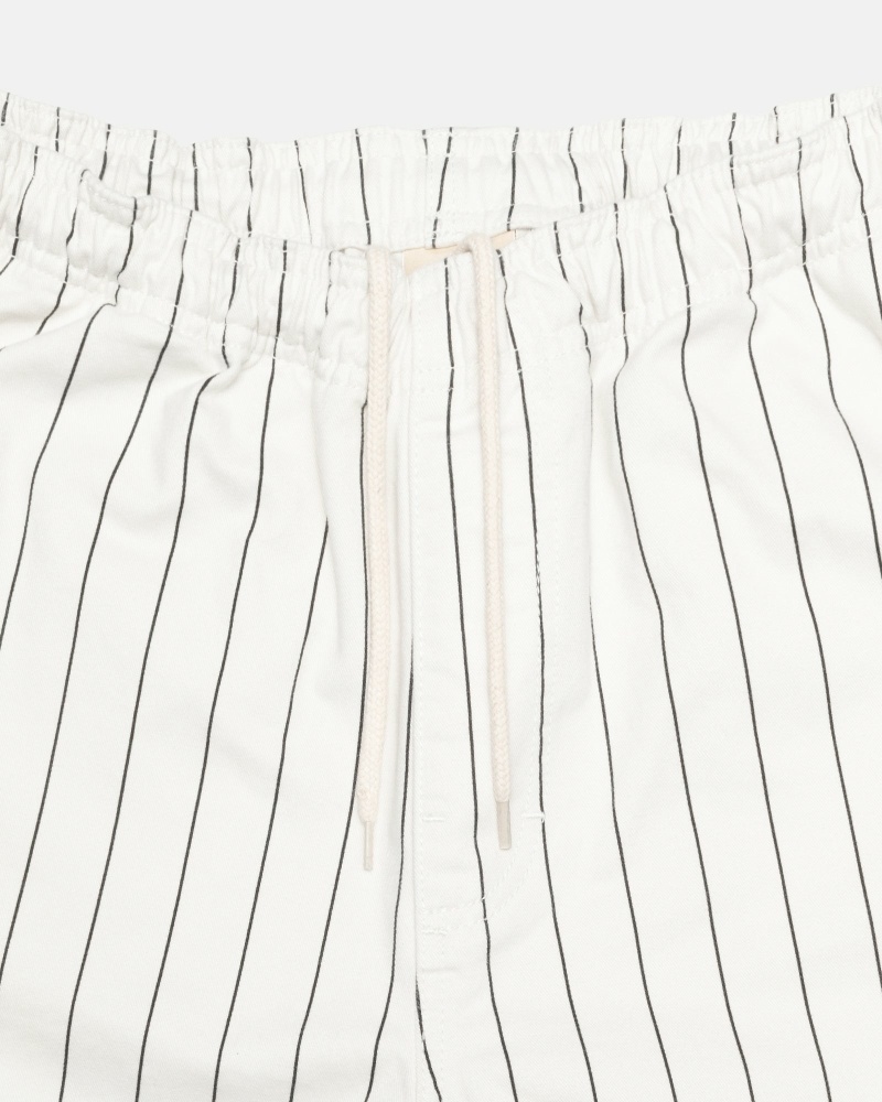 Stripes Men's Stussy Brushed Beach Pants | CA0000541