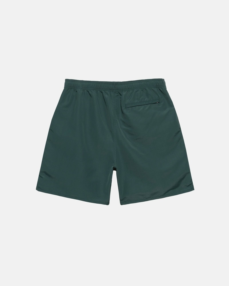 Turquoise Men's Stussy Big Basic Shorts | CA0000622