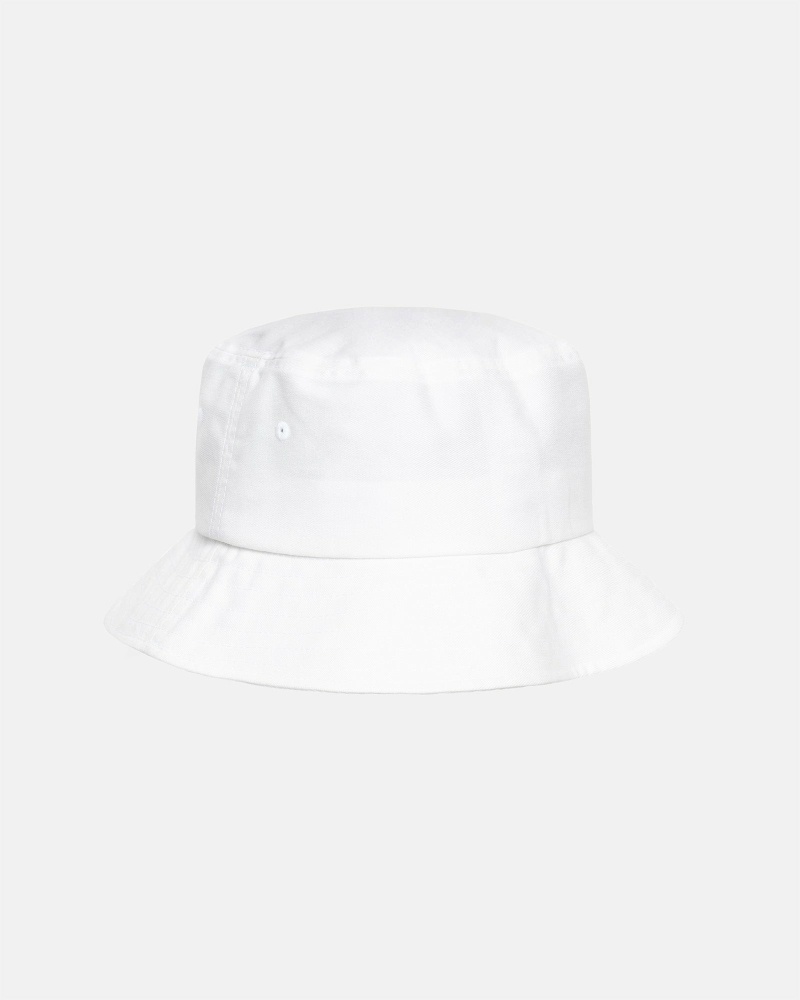 White Men's Stussy Big Stock Bucket Hats | CA0000404