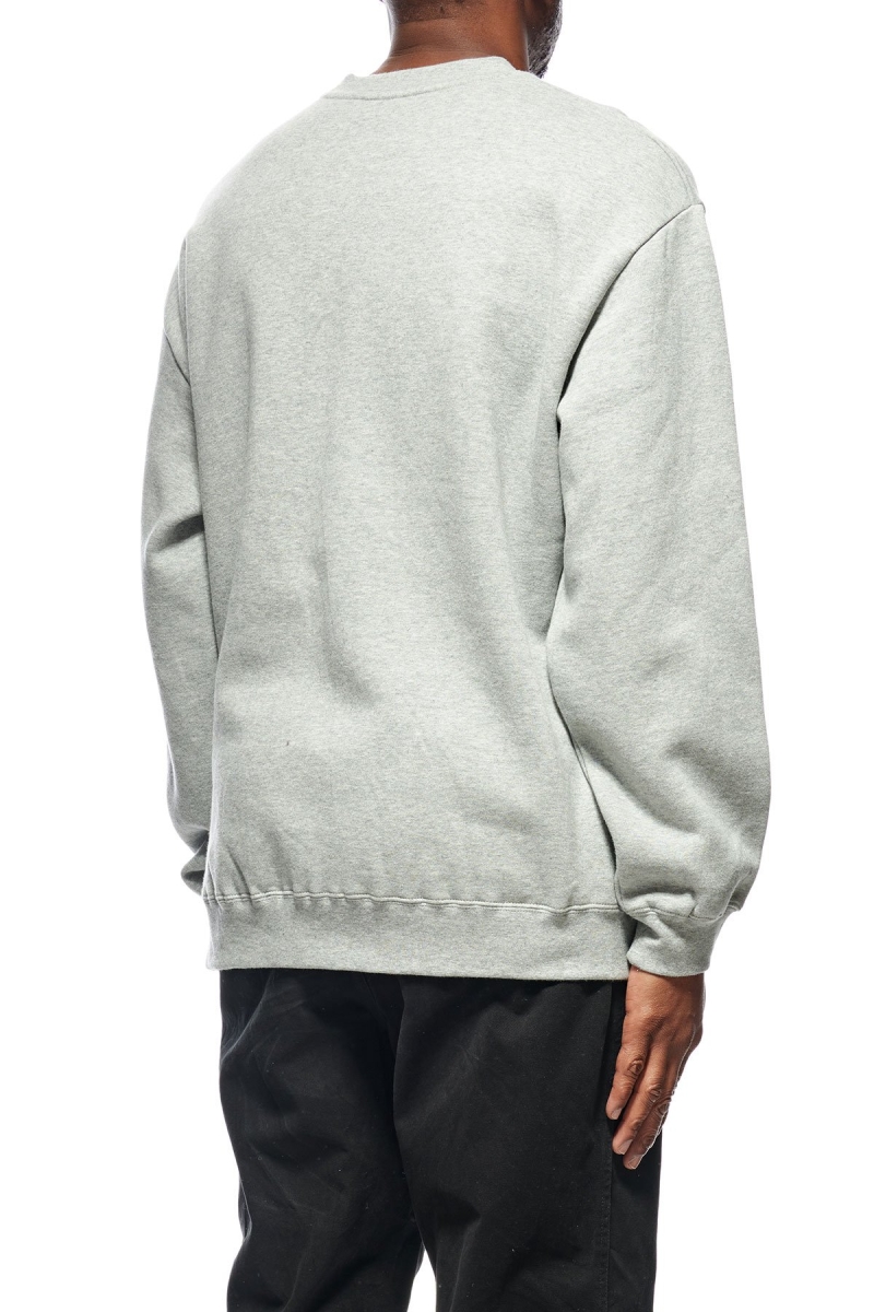 White Men's Stussy Graffiti Crew Sweaters | CA0000836