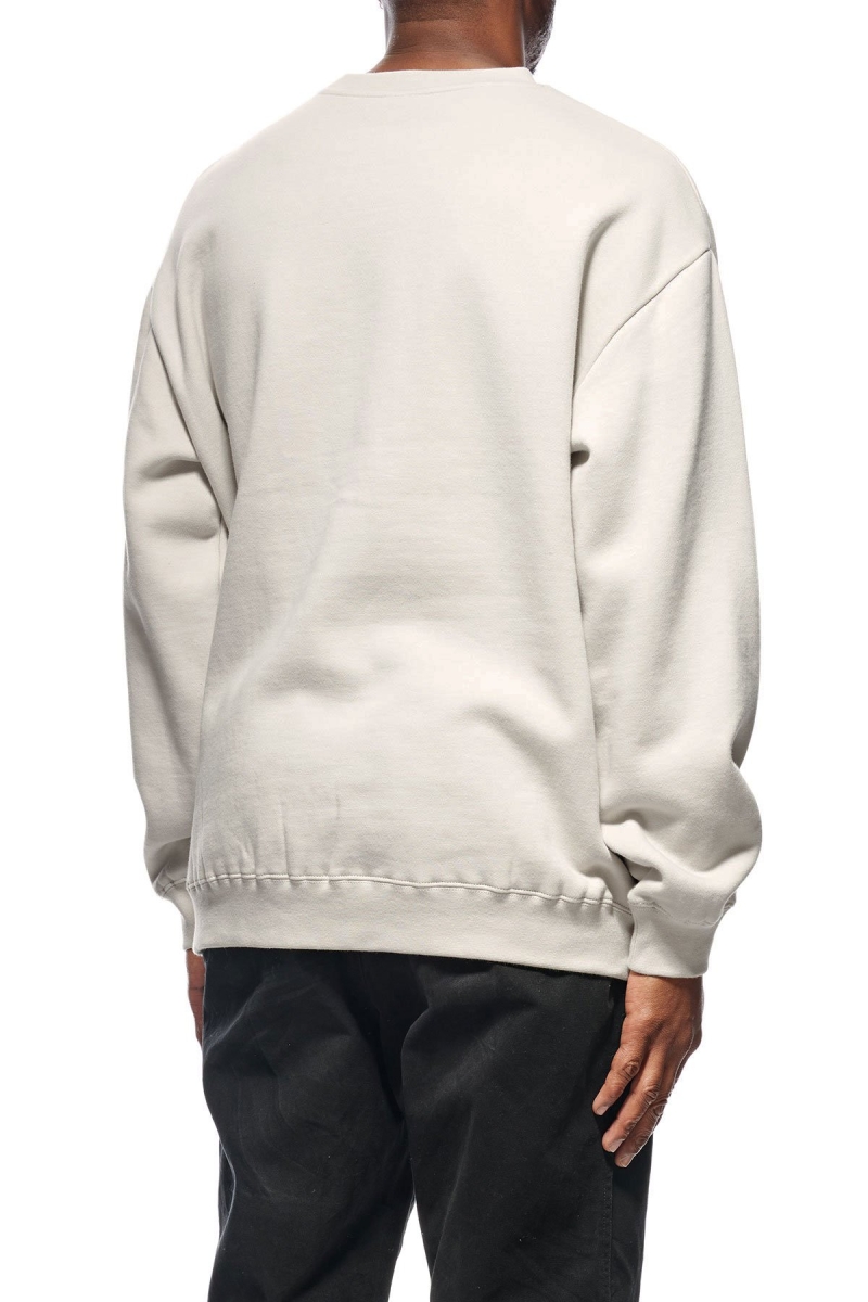 White Men's Stussy Graffiti Crew Sweaters | CA0000838