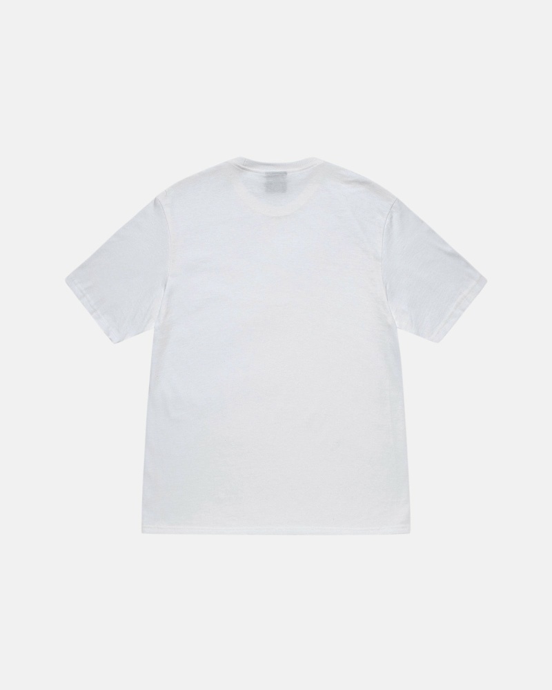 White Men's Stussy Ladybug T Shirts | CA0000234