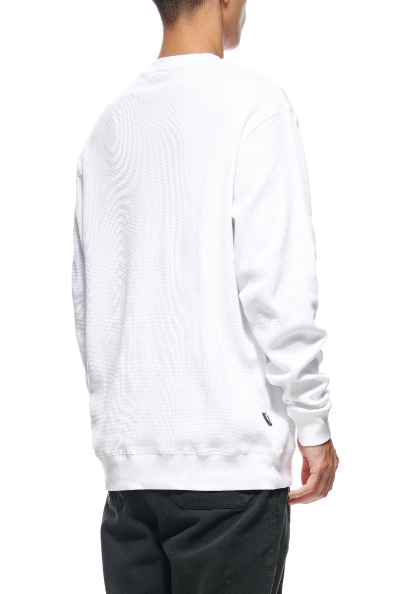 White Men's Stussy Pocket Sweatshirts | CA0000951