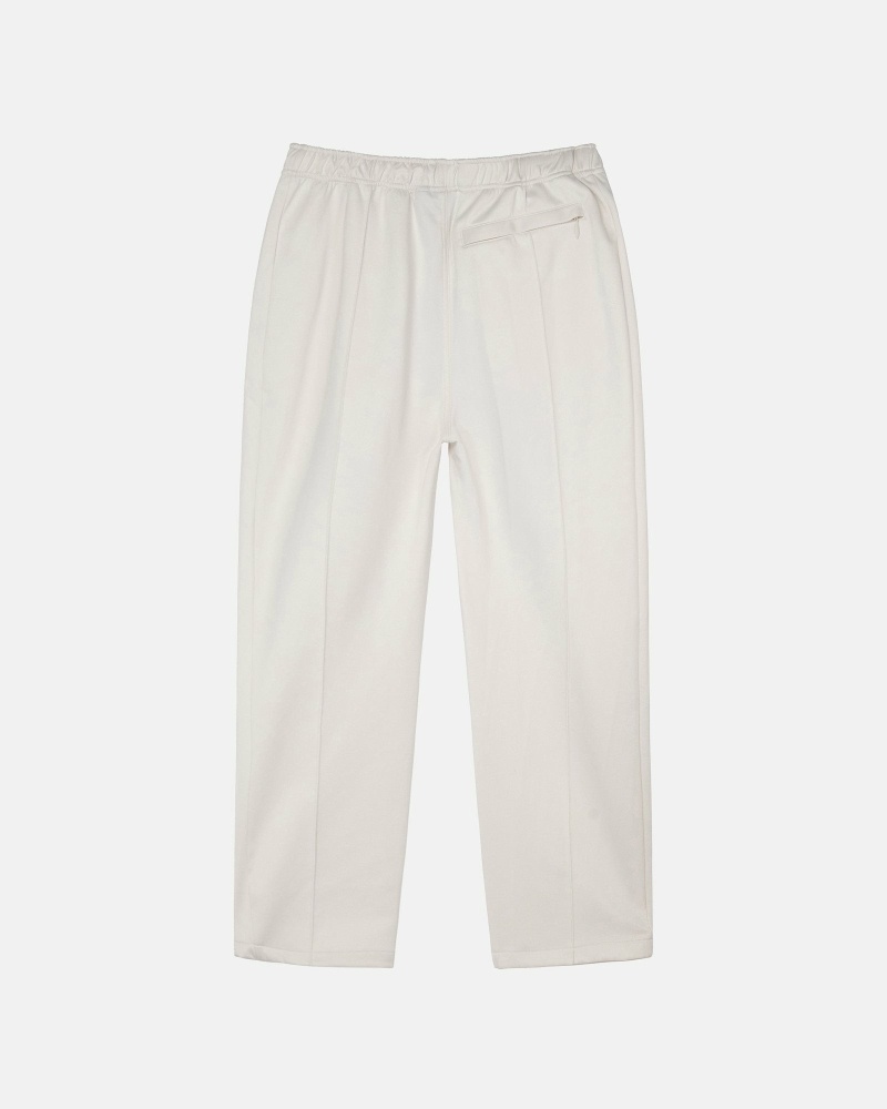 White Men's Stussy Poly Track Pants | CA0000998