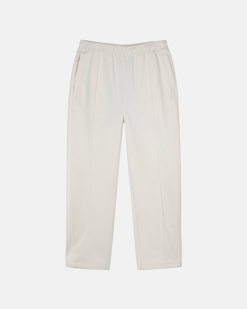 White Men\'s Stussy Poly Track Pants | CA0000998