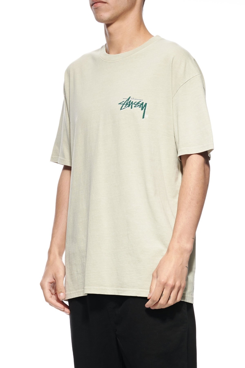 White Men's Stussy Shadow Stock SS T Shirts | CA0000262