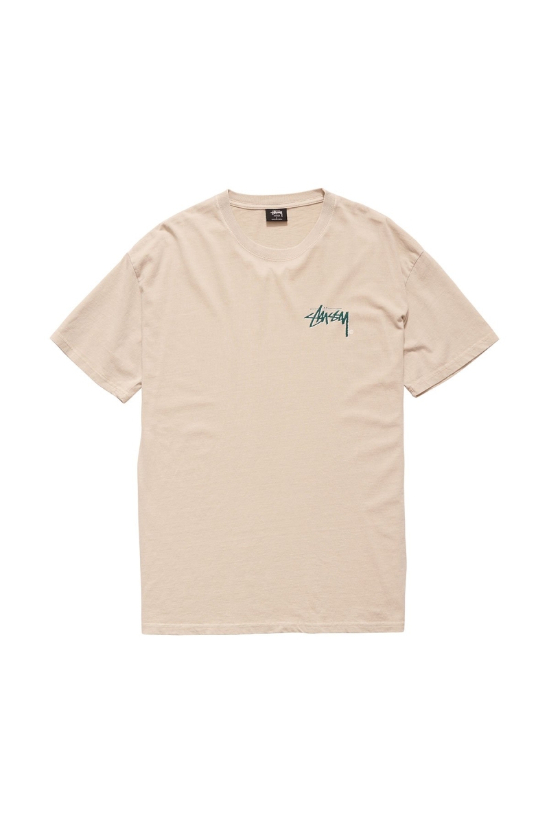 White Men\'s Stussy Shadow Stock SS T Shirts | CA0000262