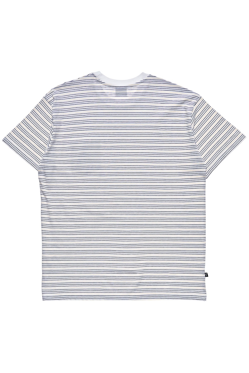 White Men's Stussy Stock Pocket SS T Shirts | CA0000275