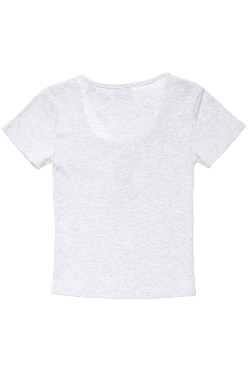 White Women's Stussy Berk Scoop Neck T Shirts | CA0000112