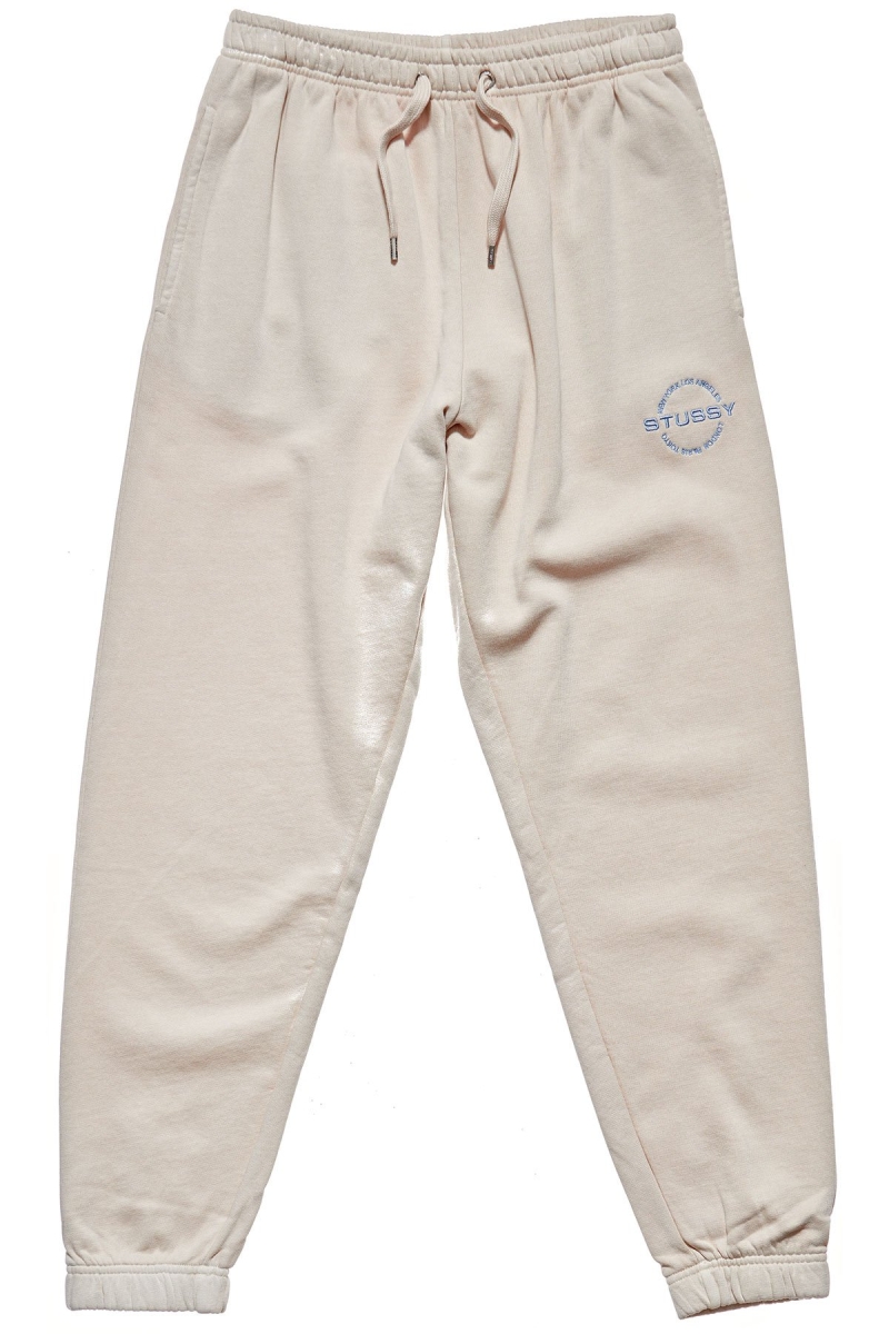 White Women\'s Stussy City Circle Track Pants | CA0000977