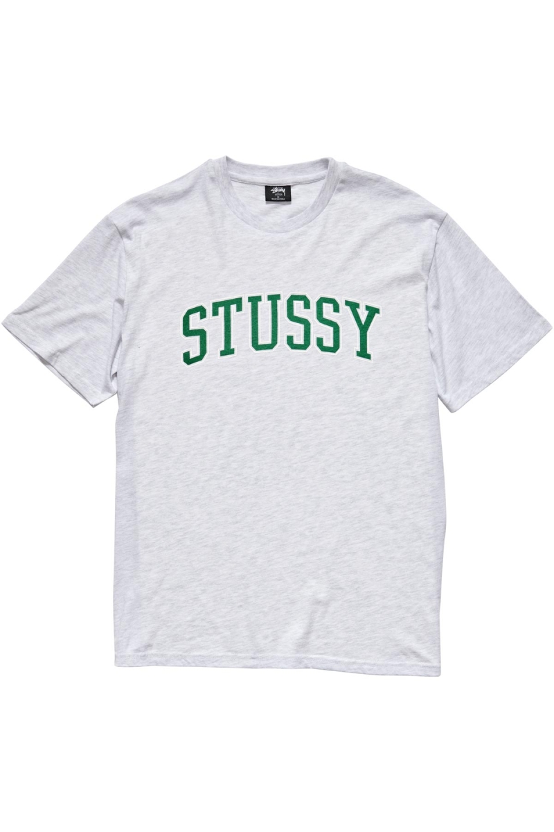 White Women\'s Stussy Collegiate BF T Shirts | CA0000134