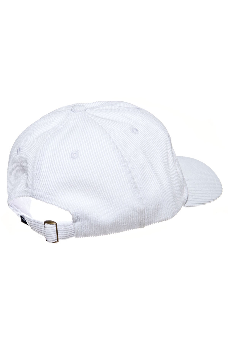 White Women's Stussy Graffiti Cord Low Pro Hats | CA0000452