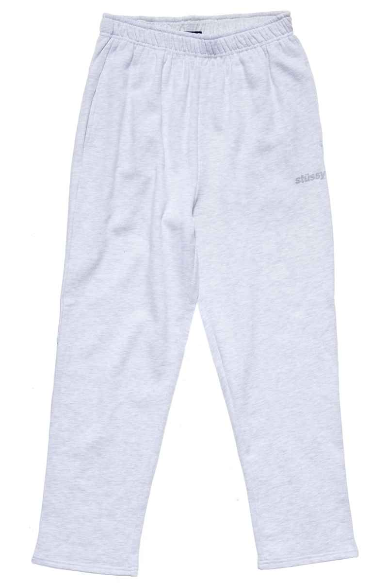 White Women\'s Stussy Italic Crop Sweat Pants | CA0000561