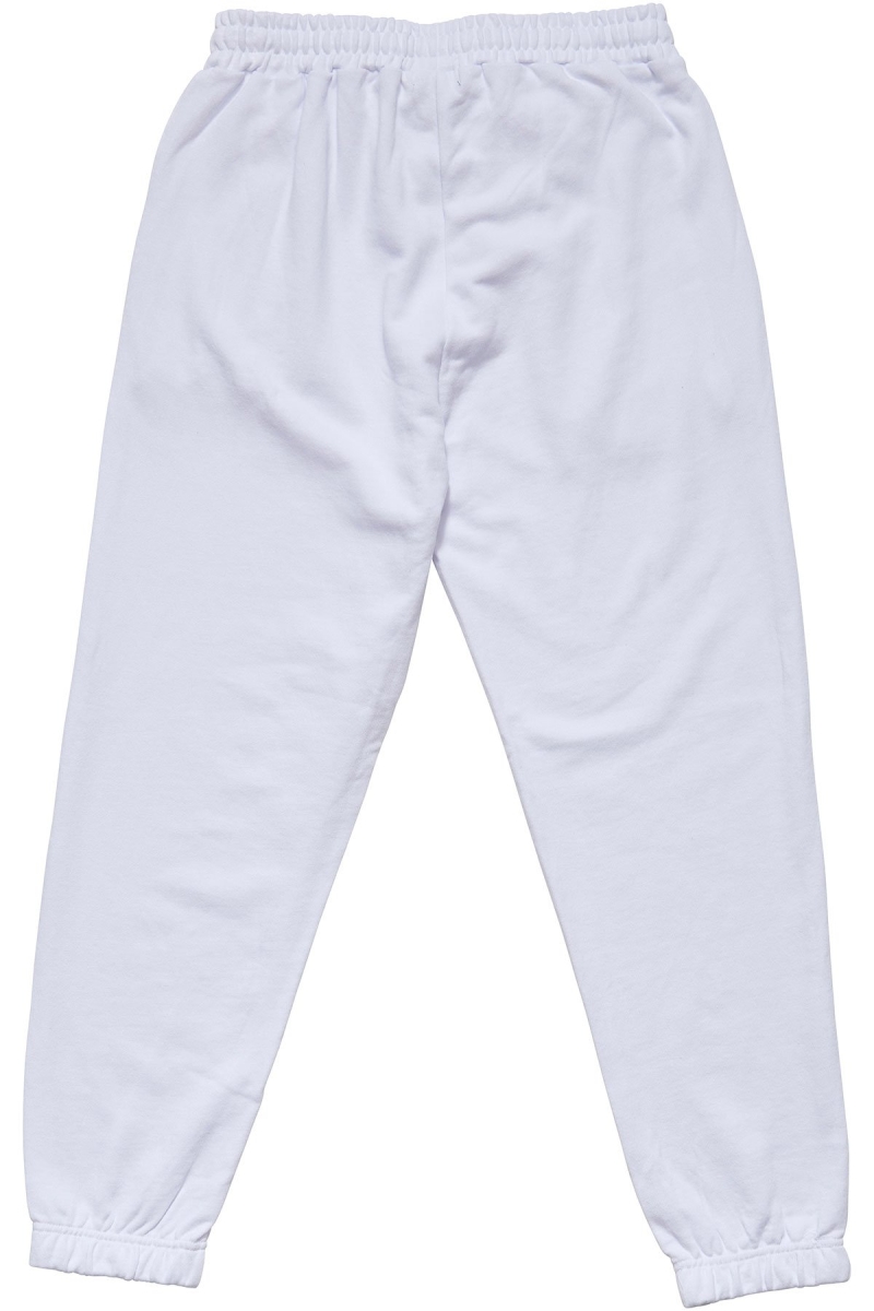 White Women's Stussy Player Trackpant Track Pants | CA0000995