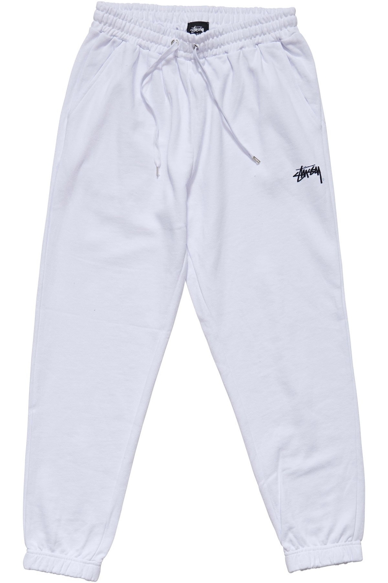 White Women\'s Stussy Player Trackpant Track Pants | CA0000995