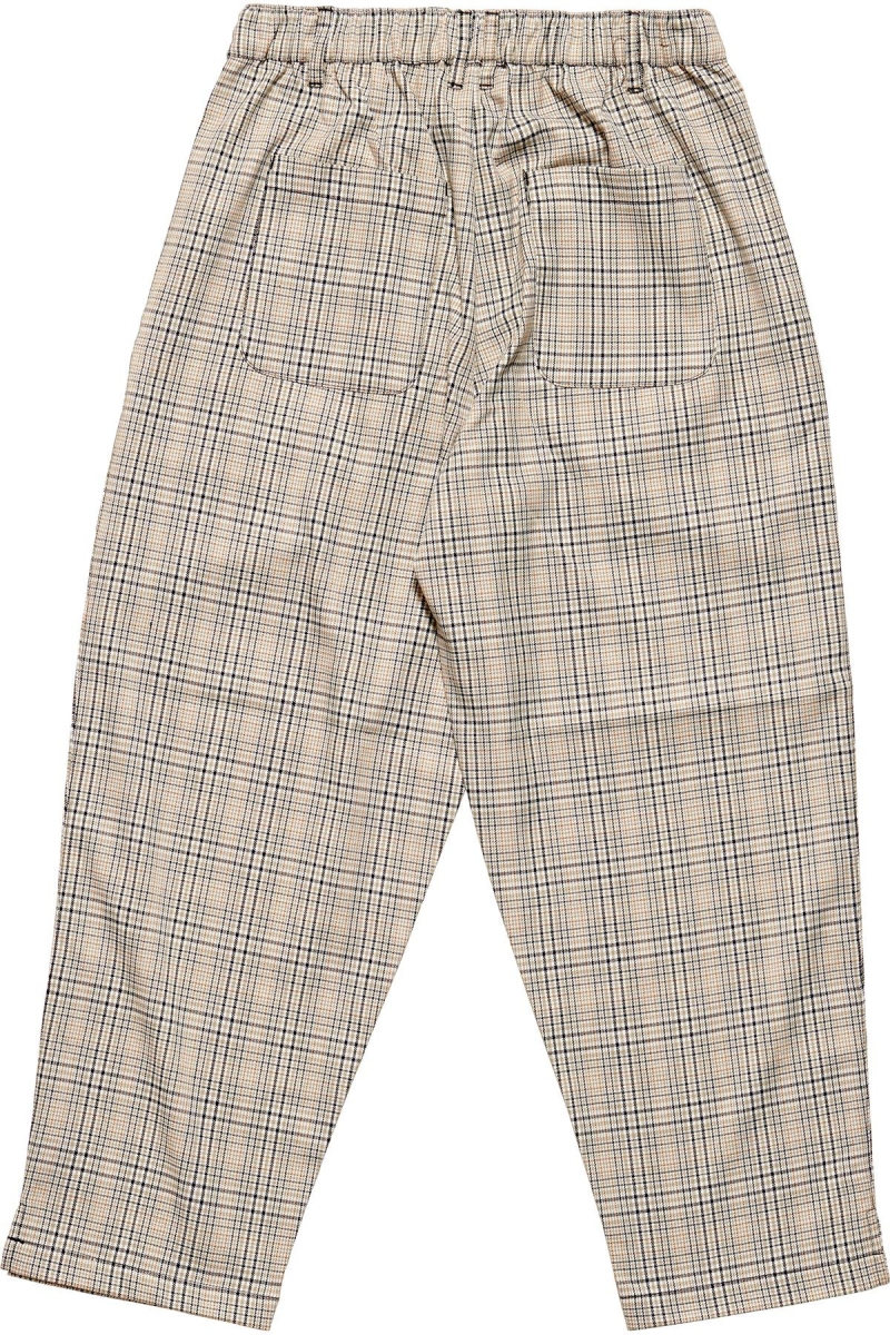 White Women's Stussy Prescott Check Pants | CA0000580