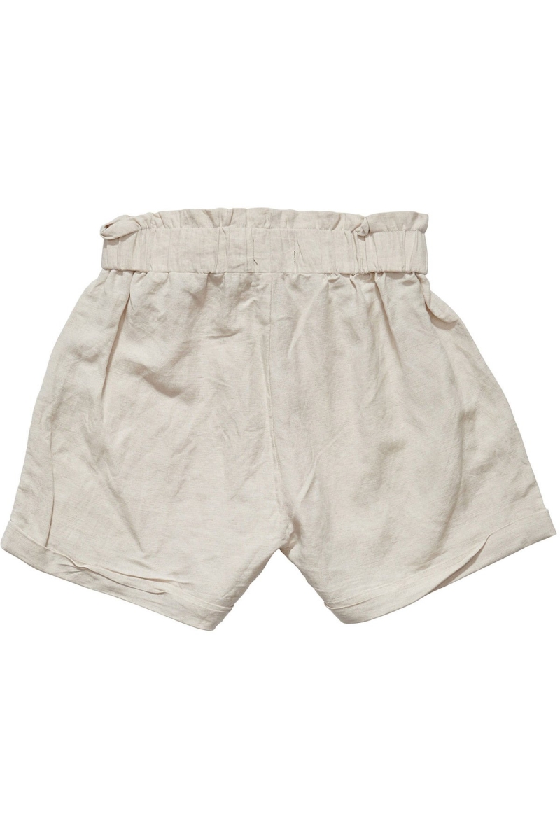 White Women's Stussy Shoreline Linen Beach Short Shorts | CA0000672