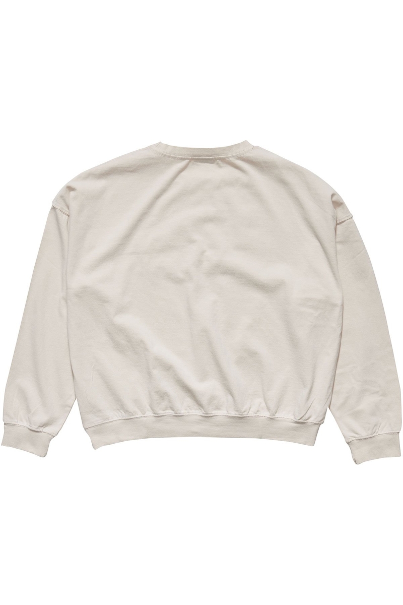 White Women's Stussy Trail Embroidered Rugby Crew Sportswear | CA0000799