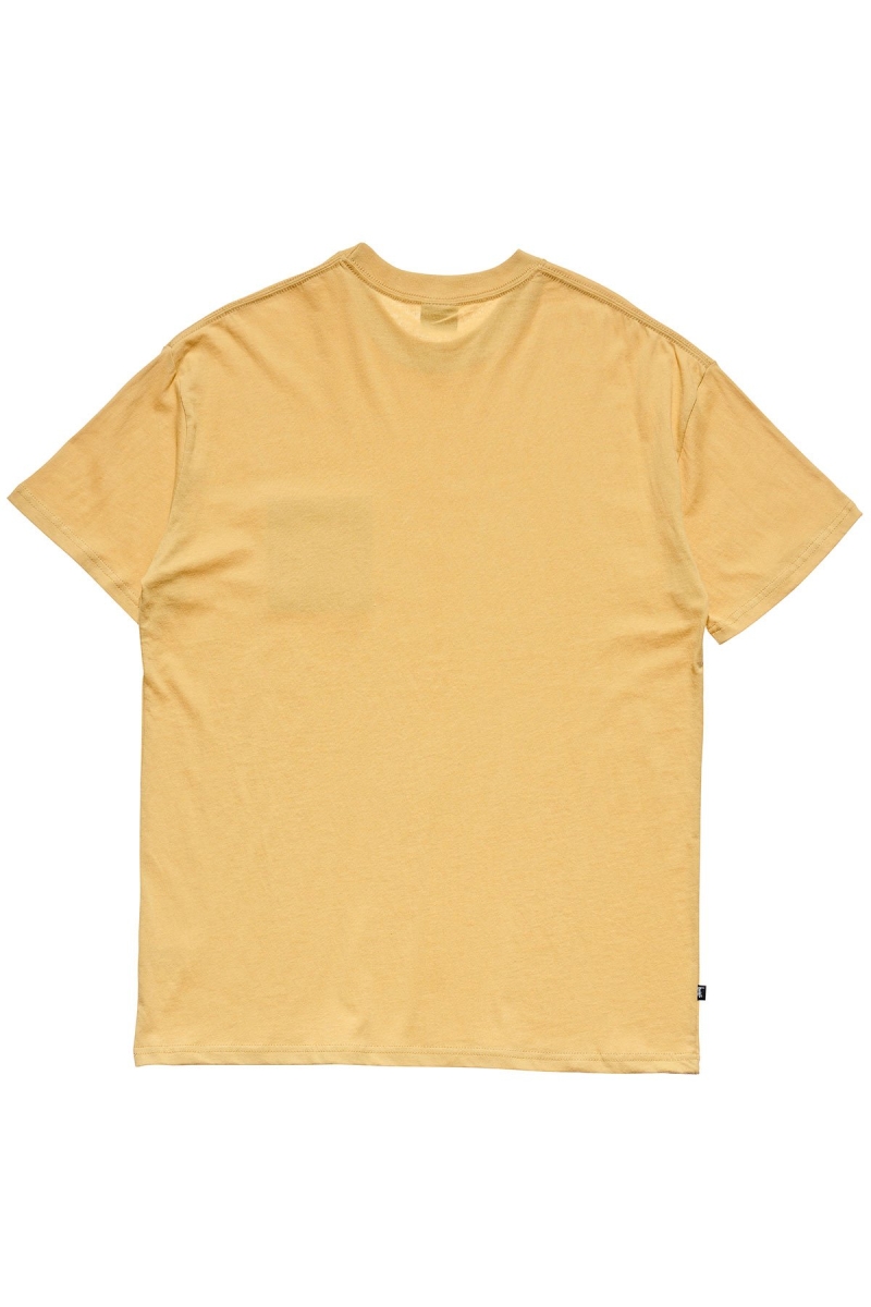 Yellow Men's Stussy Crown Pocket SS T Shirts | CA0000146