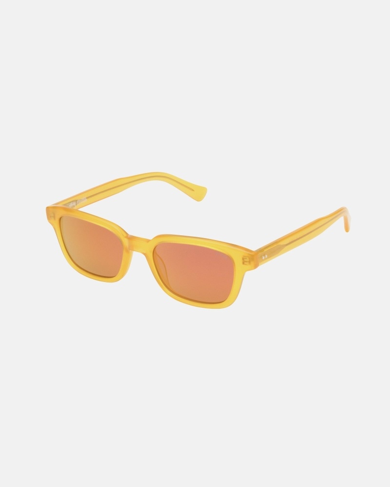 Yellow Men's Stussy Owen Sunglasses | CA0000806