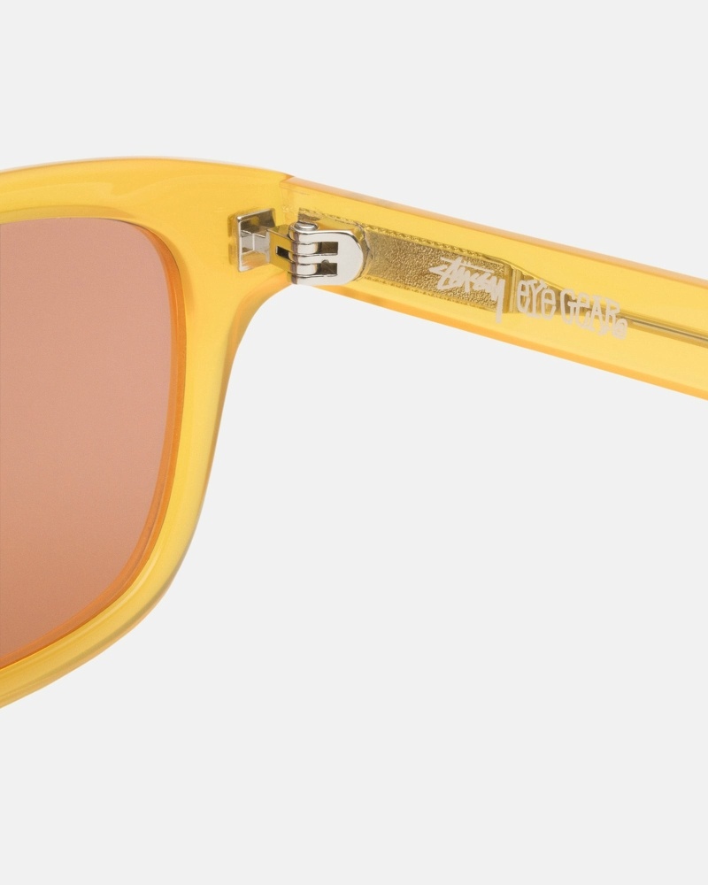 Yellow Men's Stussy Owen Sunglasses | CA0000806