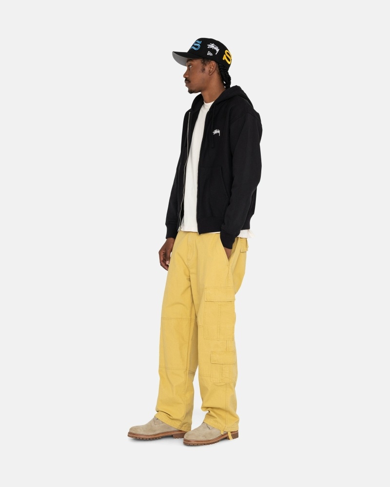 Yellow Men's Stussy Ripstop Surplus Cargo Pants | CA0000592