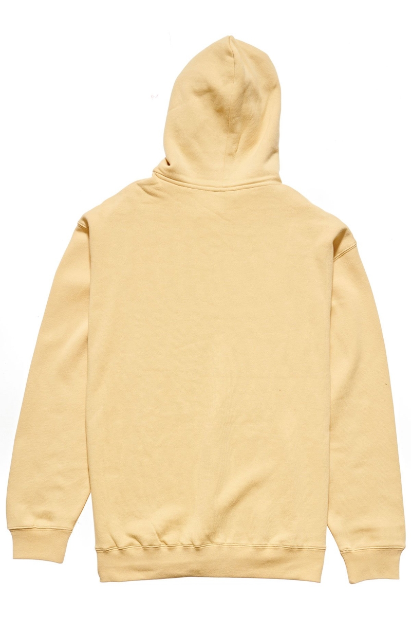 Yellow Men's Stussy Trivial Pursuit Hoodies | CA0000087