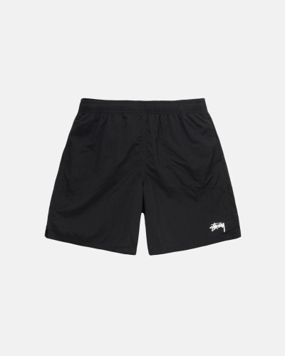 Black Men's Stussy Stock Shorts | CA0000693